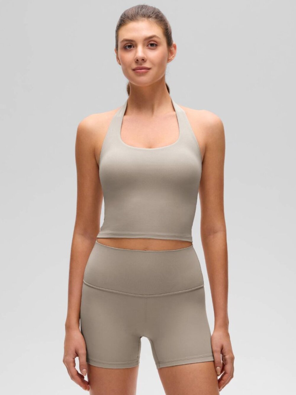 Butterluxe Built in Bra Halter Tank